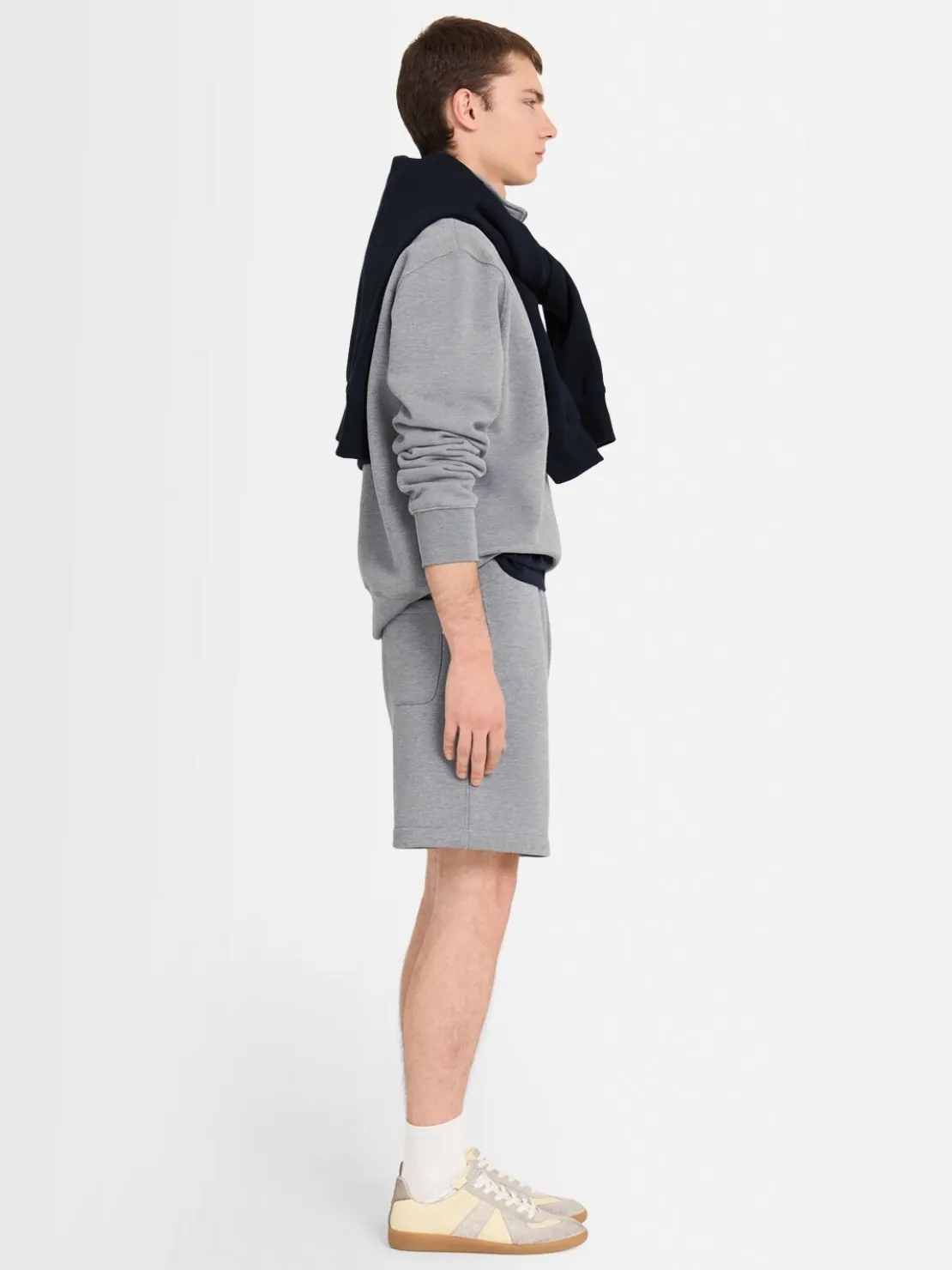 Shorts in felpa di cotone