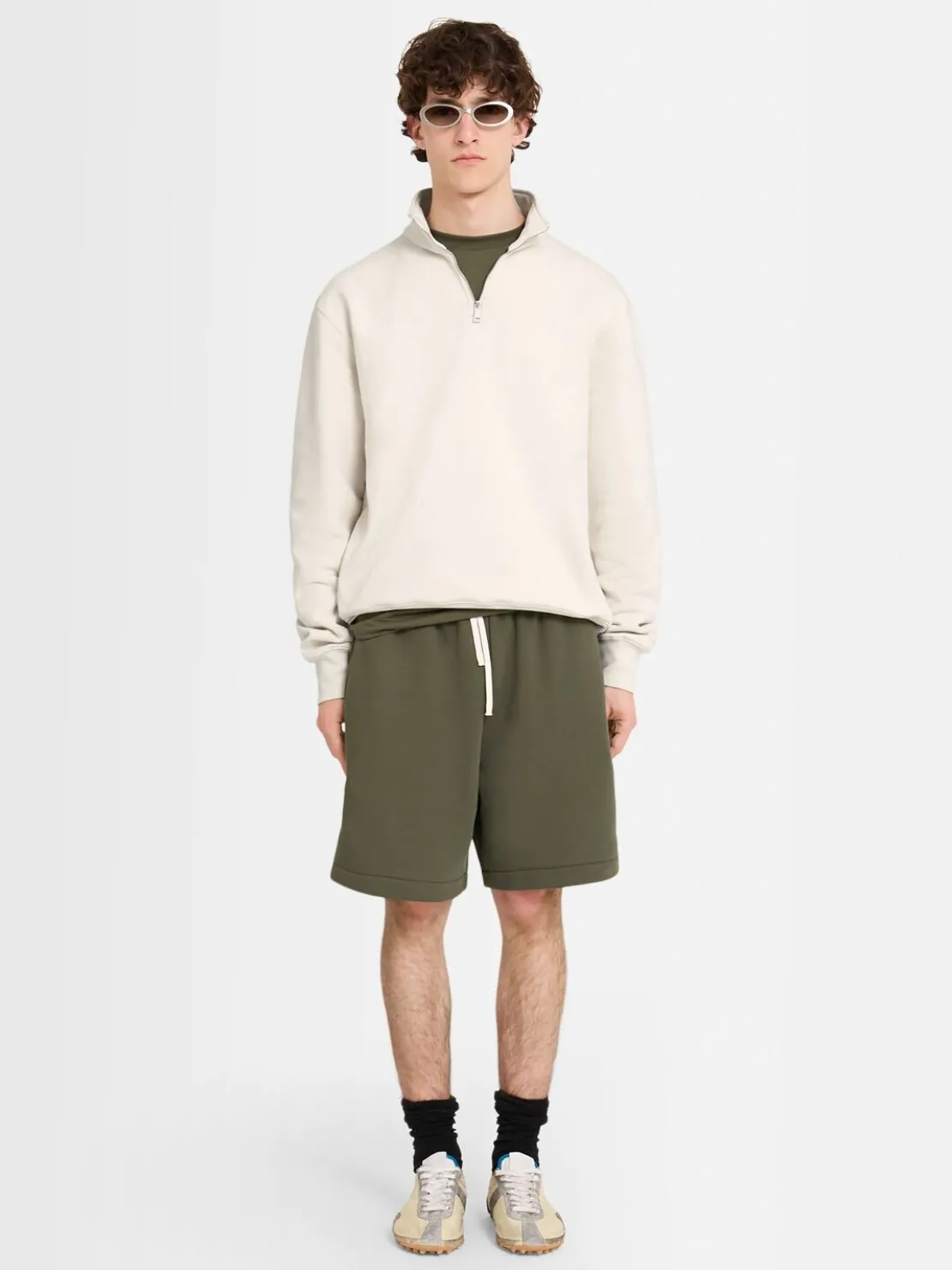 Shorts in felpa di cotone