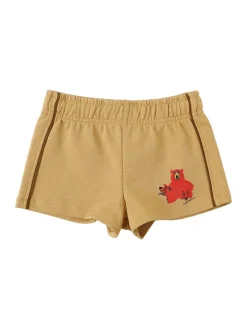 Shorts in felpa di cotone con stampa