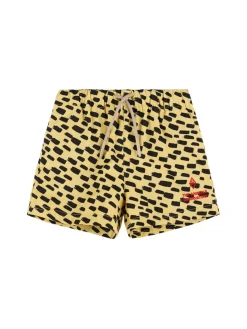 Shorts in jersey di cotone stampato