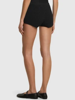Shorts in maglia di misto cotone