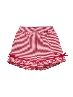 Shorts in viscosa a righe