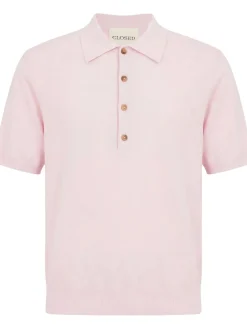 Short sleeve cotton polo shirt