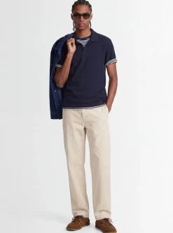 Short sleeve cotton polo shirt