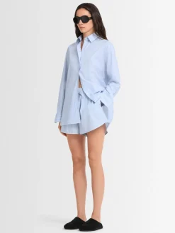 Shorts Nina in twill di cotone