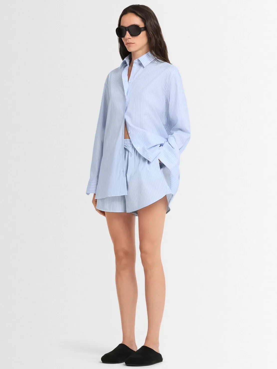 Shorts Nina in twill di cotone