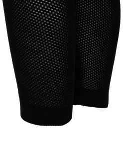 Shorts vita alta in maglia di viscosa