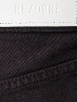 Shorts vita bassa 90s in denim di cotone