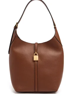 Siena grain leather bucket bag