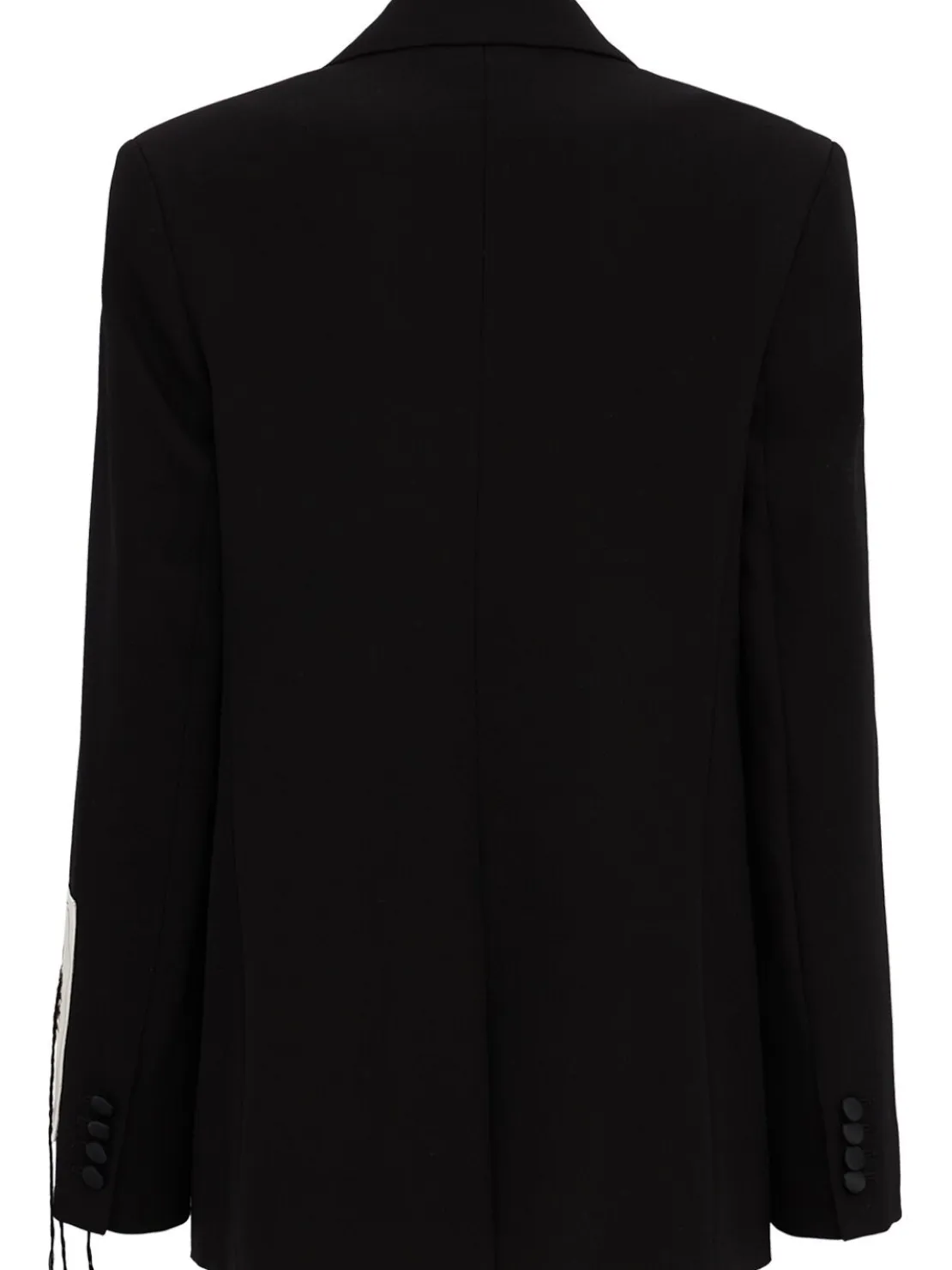 Single breast grain de poudre blazer