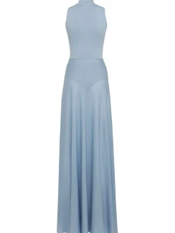 Sirena sleeveless turtleneck long dress