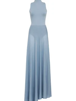 Sirena sleeveless turtleneck long dress