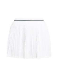 Skort vita media Clemency plissé