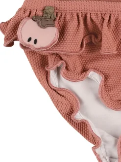 Slip bikini in poly con applicazioni