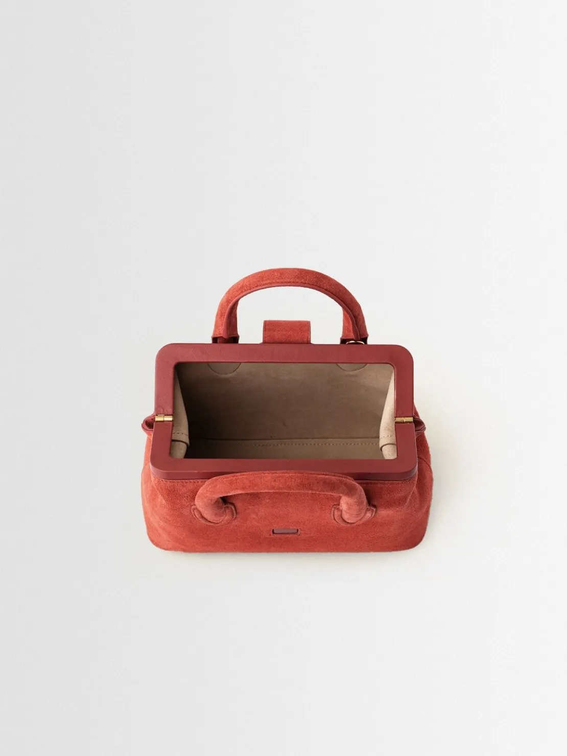 Small suede doctor bag