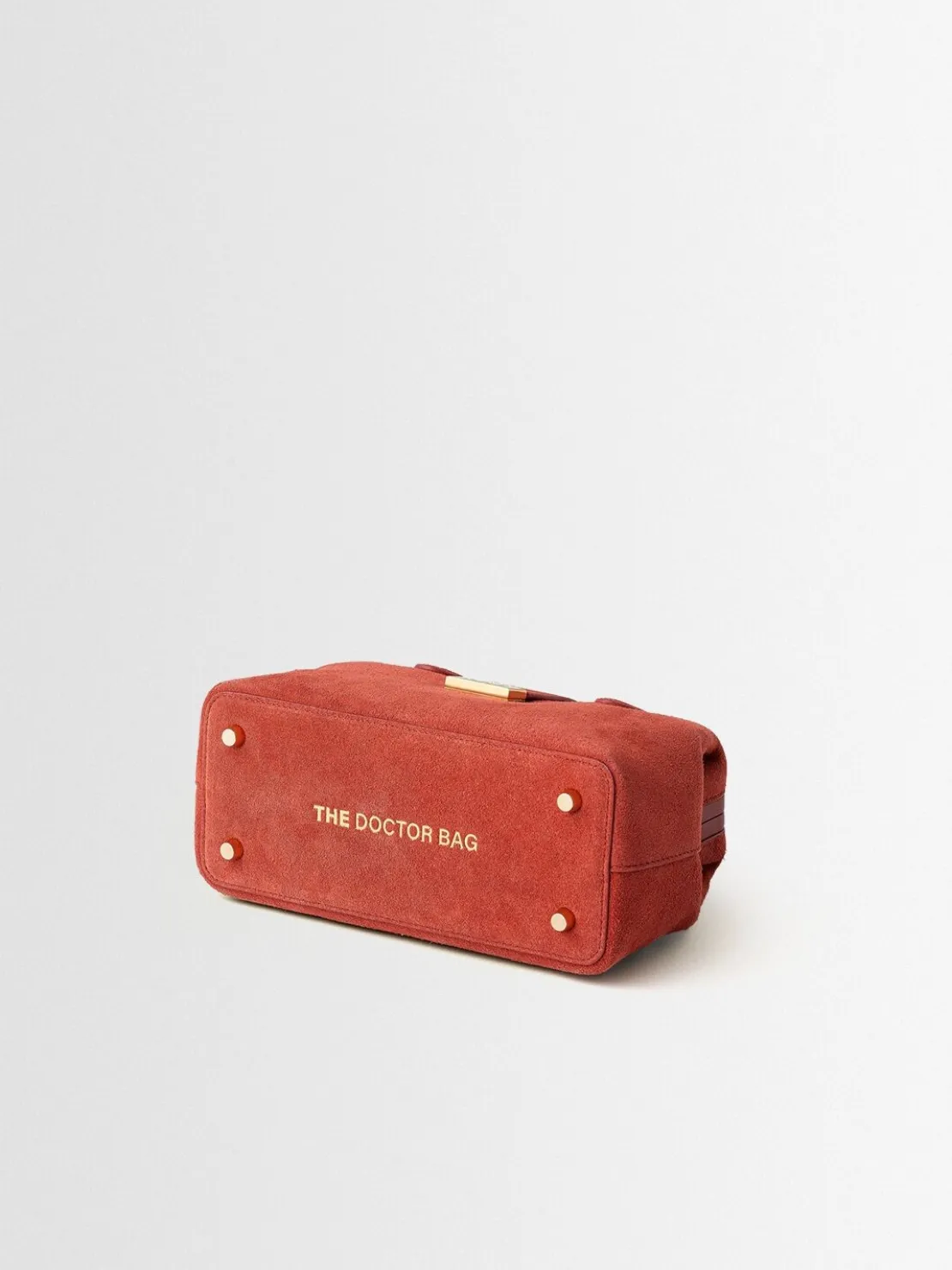 Small suede doctor bag