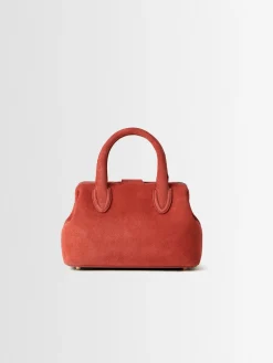 Small suede doctor bag