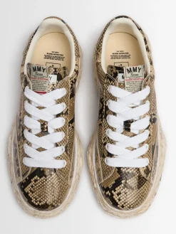 Sneakers CHARLES con stampa pitone