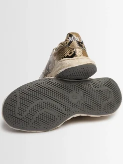 Sneakers CHARLES con stampa pitone