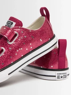 Sneakers Chuck Taylor glitter con strap