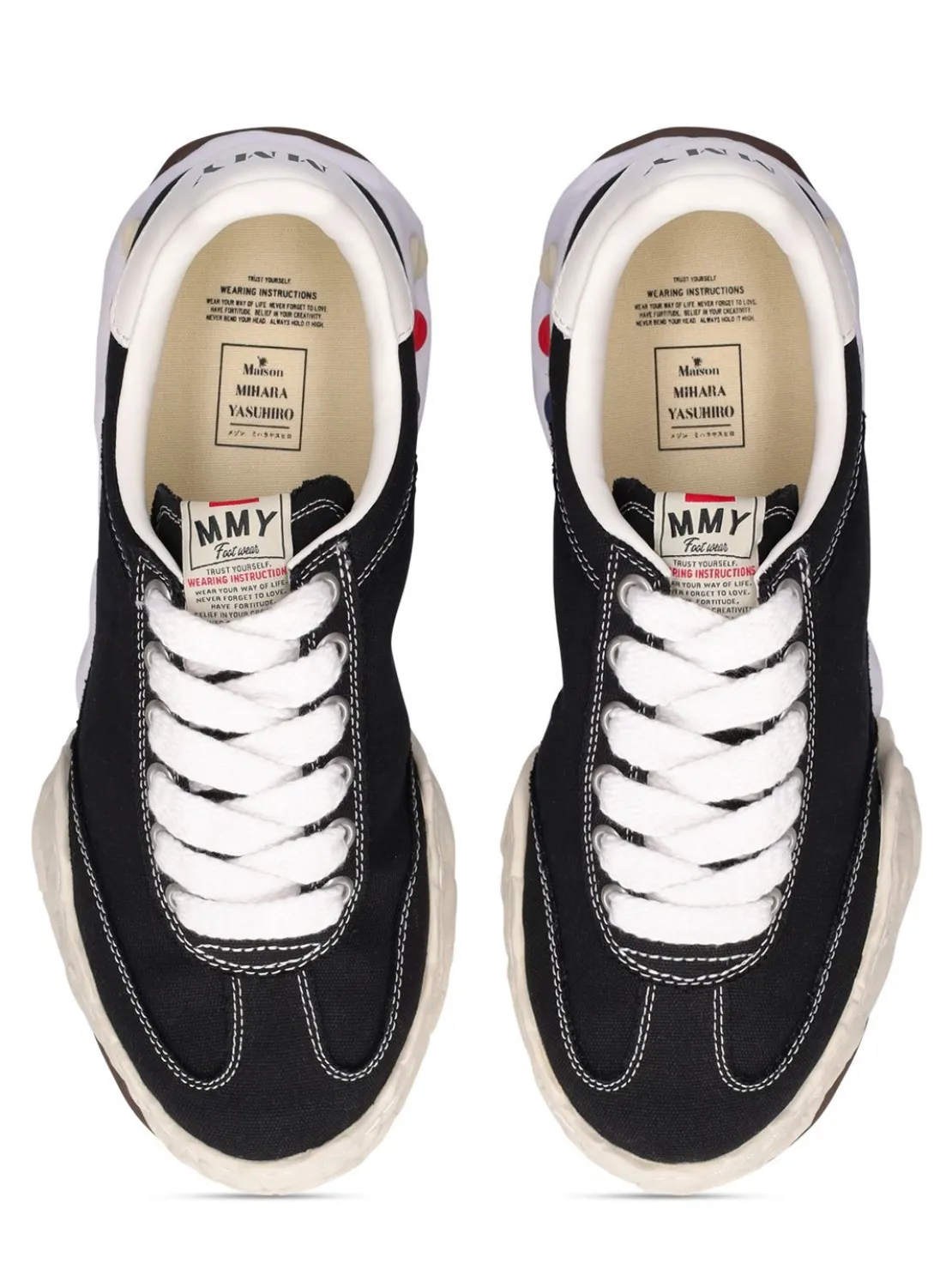 Sneakers low top Harbie in tela
