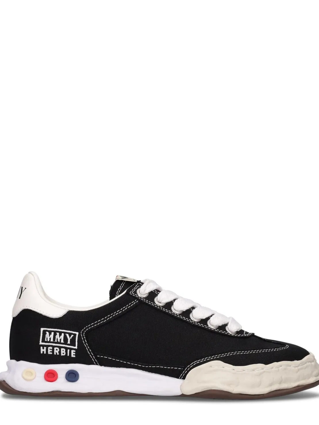 Sneakers low top Harbie in tela