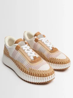 Sneakers Nama in mesh e pelle 50mm