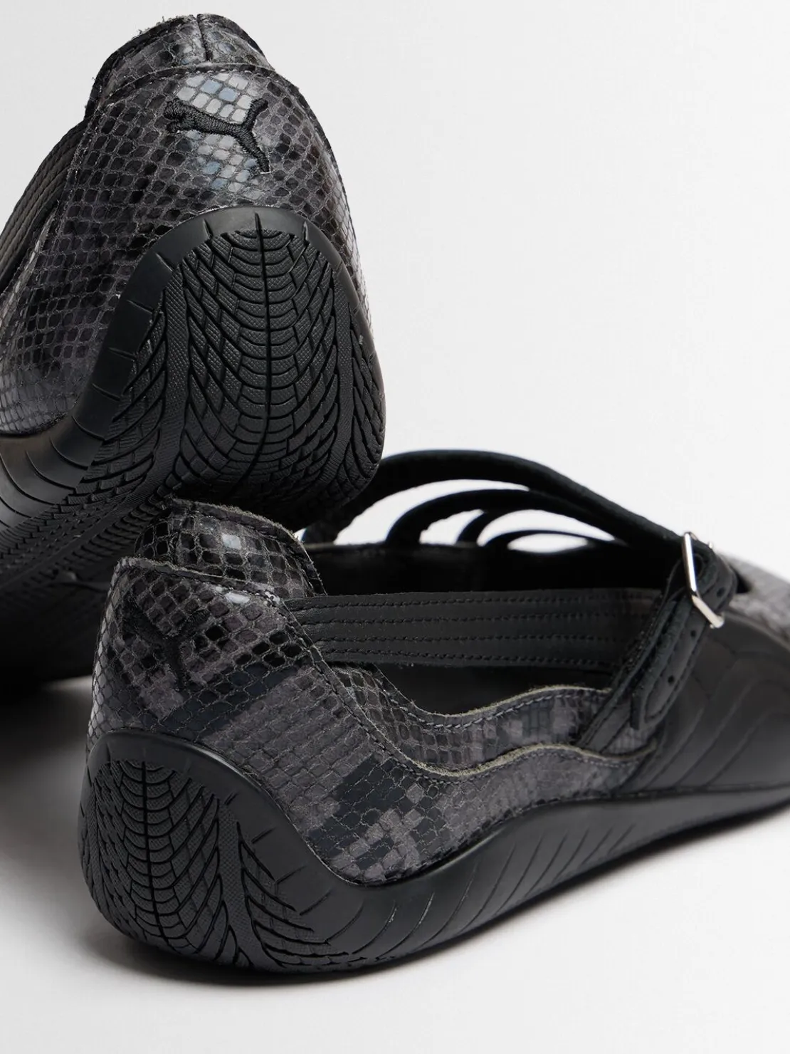 Speedcat Ballet snake embossed sneakers