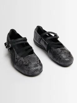 Speedcat Ballet snake embossed sneakers