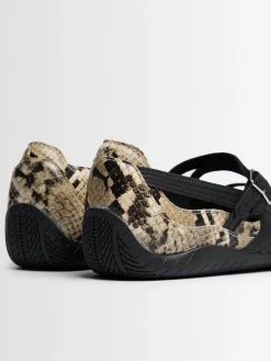 Speedcat Ballet snake embossed sneakers