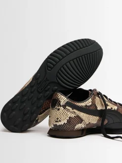 Sprint snake embossed sneakers