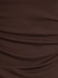Square neck long sleeve top