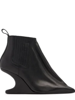 Stivaletti Ankle Taco in pelle 80mm