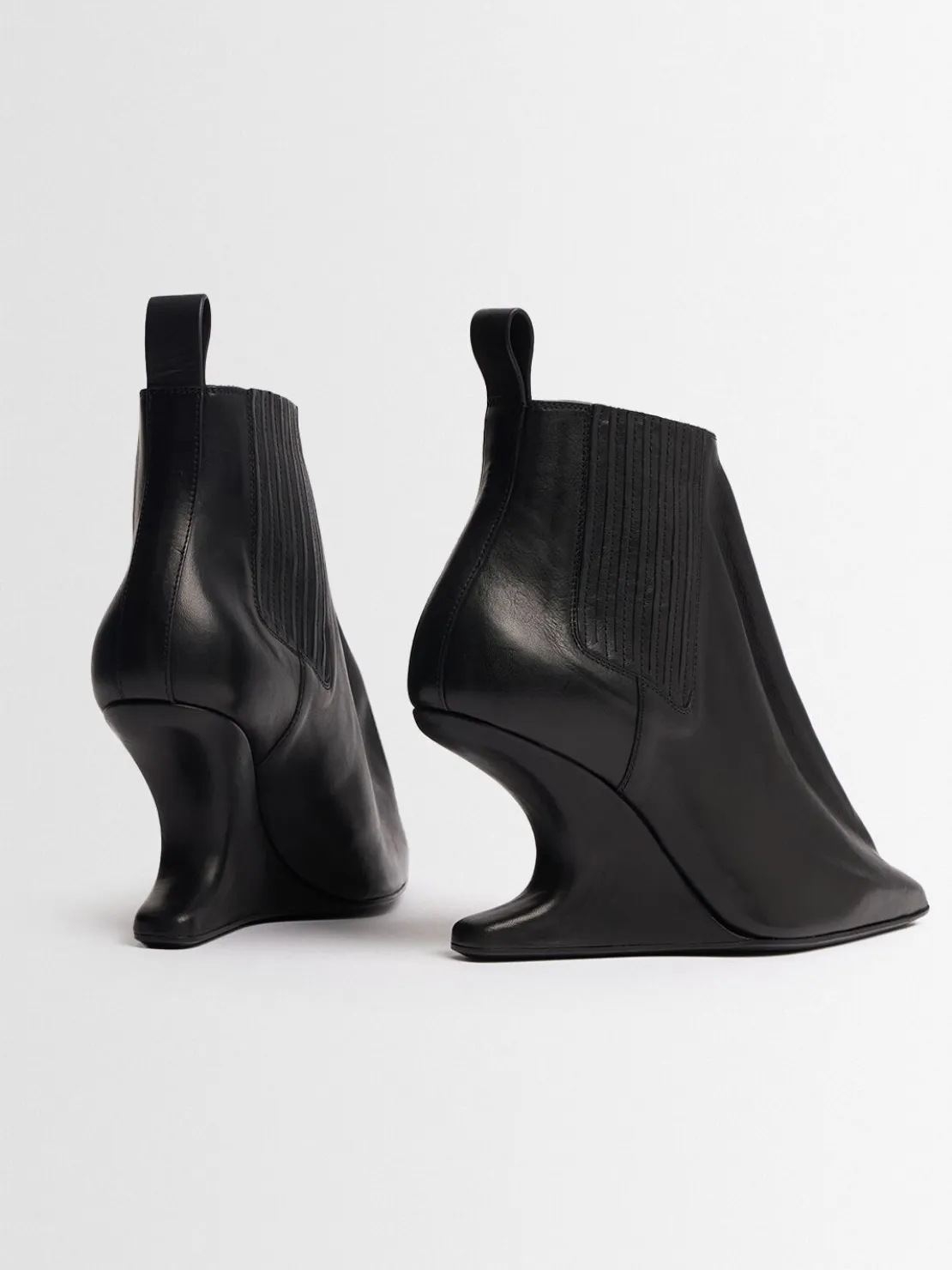 Stivaletti Ankle Taco in pelle 80mm