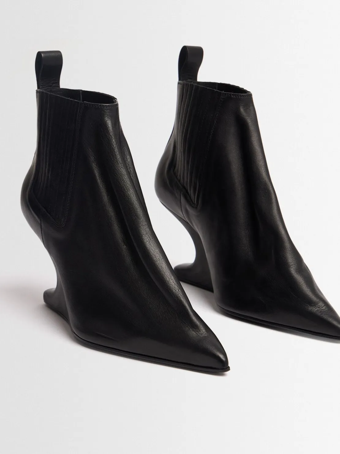Stivaletti Ankle Taco in pelle 80mm