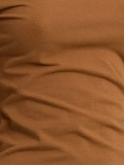 Stretch cotton long sleeve t-shirt