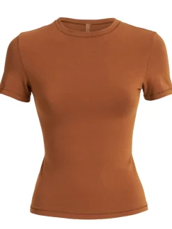Stretch cotton t-shirt