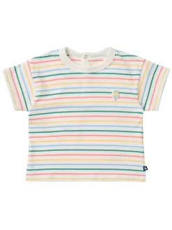 Striped cotton jersey t-shirt