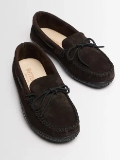 Suede loafers