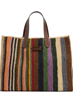 Summer Dream raffia tote bag