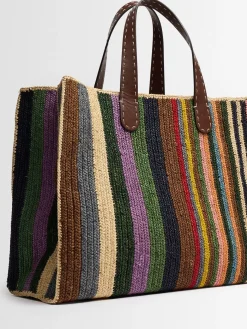 Summer Dream raffia tote bag