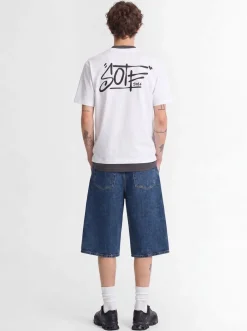 Tag printed cotton T-shirt