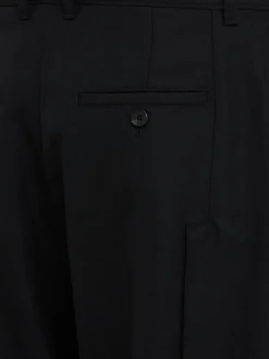 Tailored wool blend pants