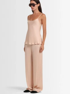 Tank top Sienna in raso di viscosa