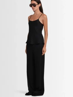 Tank top Sienna in raso di viscosa