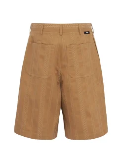 Tech & cotton Bermuda shorts