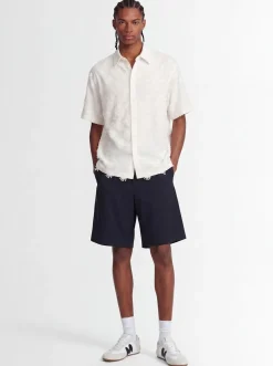 Tech & cotton short sleeve shirt