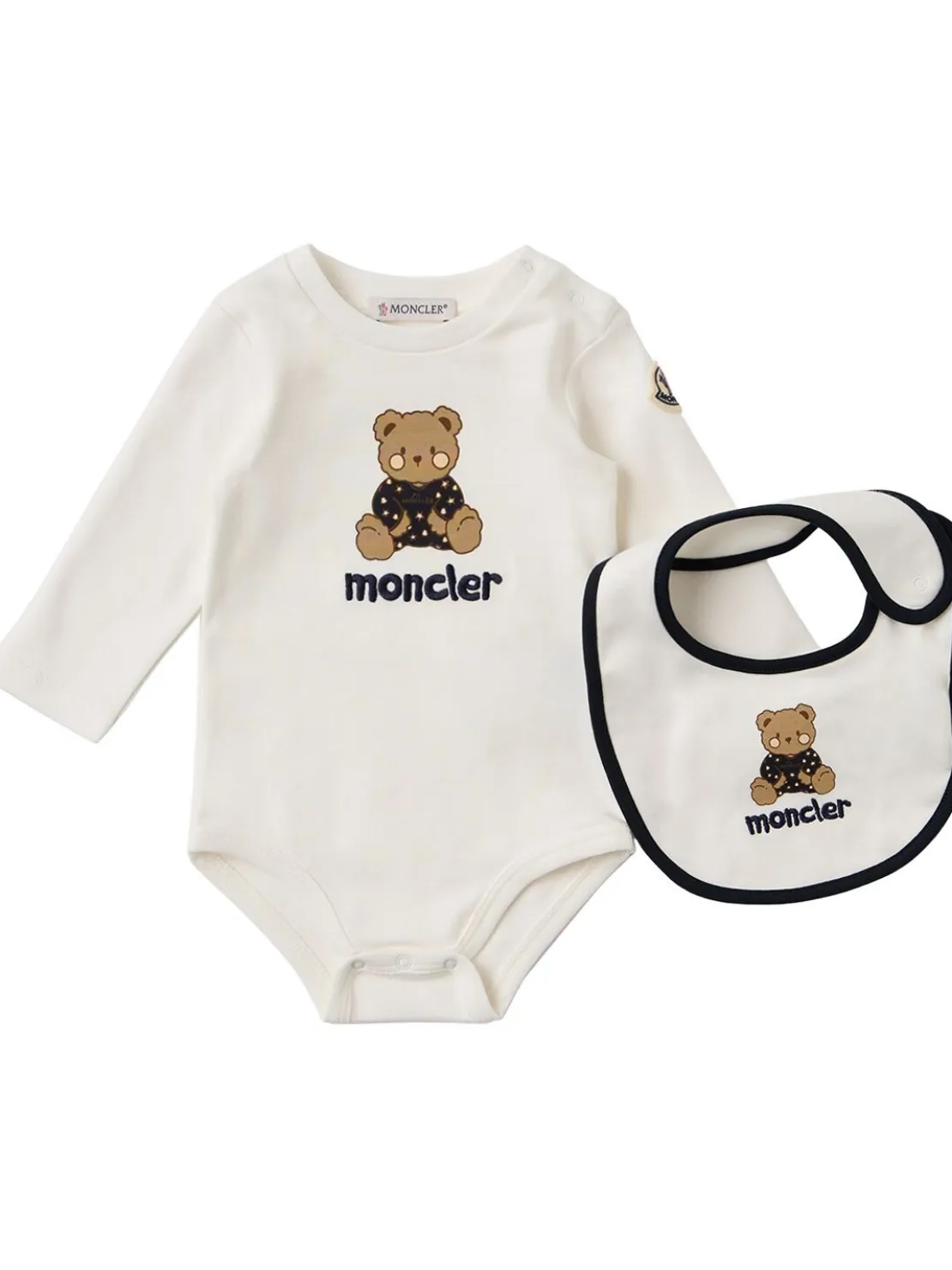 Teddy bear logo cotton set