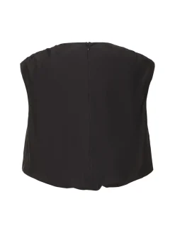 Top arricciato senza maniche Cosma