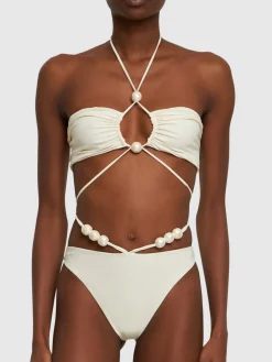Top bikini in jersey